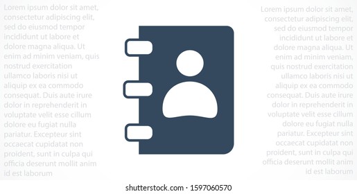 Notepad vector icon. Black illustration isolated for graphic and web design. Notepad vector icon. icon on white background. Notepad vector icon.