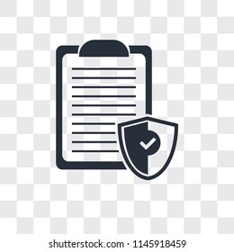 Notepad vector icon isolated on transparent background, Notepad logo concept