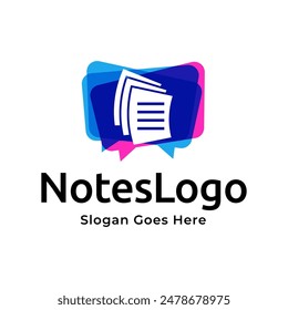 notepad vector, icon or logo sign symbol illustration