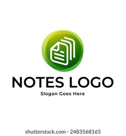 notepad vector, icon or logo sign symbol illustration