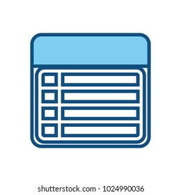 notepad vector illustration