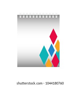 notepad vector illustration