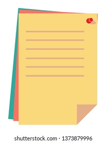 Notepad vector illustration. book vector illustration. Book Icon Design Vector EPS10