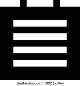 notepad vector illustration isolated on a transparent background. glyph vector icons for concept or web graphics.