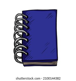 notepad vector illustration isolated on white background