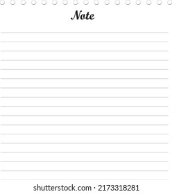 
Notepad in vectors to print and use in the office or at home.