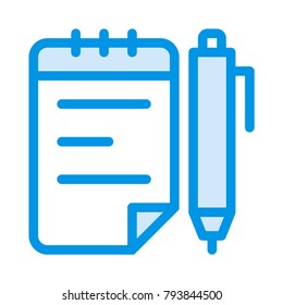  notepad write pencil 