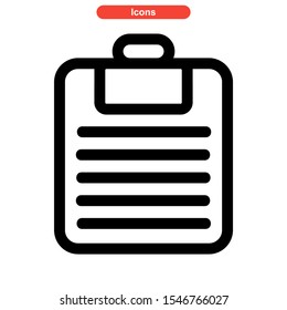 notepads icon isolated sign symbol vector illustration - high quality black style vector icons
