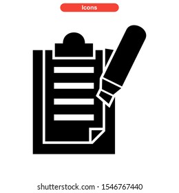 notepads icon isolated sign symbol vector illustration - high quality black style vector icons
