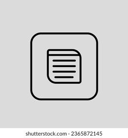 Notes app icon vector png
