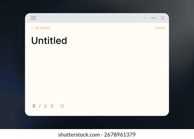 Interface do aplicativo Notes. Modelo da interface do usuário. Aplicativo de planejador digital para agendamento, tarefas, notificações, eventos e modelo de listas de tarefas pendentes. UI, design de ilustração vetorial UX