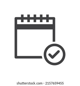 Notes check icon - note icon