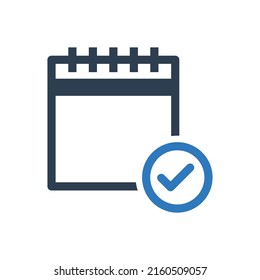 Notes check icon - note icon