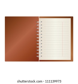 notes in a color vector illustration on a white background