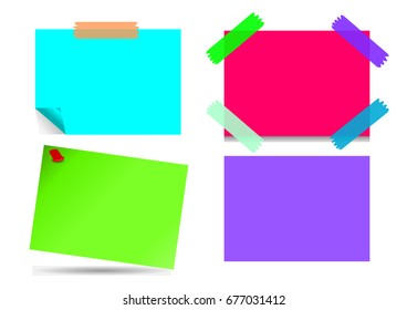 Notes Design Vector Stock Vector (Royalty Free) 677031412 | Shutterstock