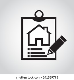  notes icon design home  vector