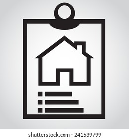  notes icon design home  vector