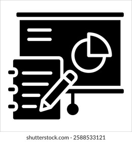 Notes Icon Element For Design