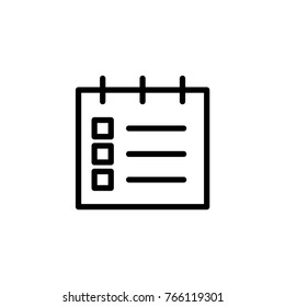 A notes icon illustration