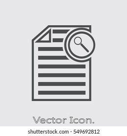 Notes icon isolated sign symbol and flat style for app, web and digital design. Vector illustration.