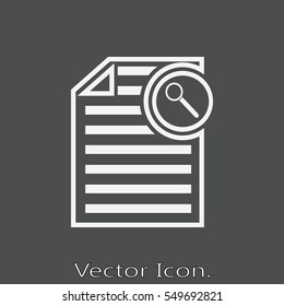 Notes icon isolated sign symbol and flat style for app, web and digital design. Vector illustration.