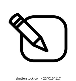 notes icon or logo isolated sign symbol vector illustration - high quality black style vector icons
