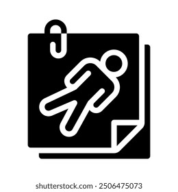 notes icon with style glyph