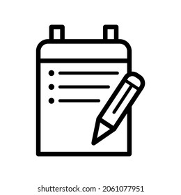 Notes icon in trendy vector design illustration