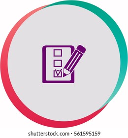 Notes  icon. Vector design.