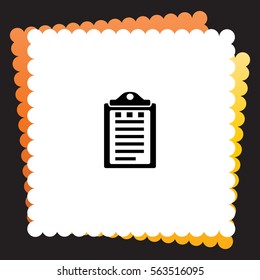 Notes  icon. Vector design. 