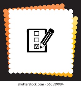 Notes  icon. Vector design. 