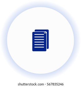 Notes  icon. Vector design.