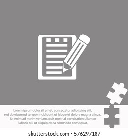 Notes  icon Vector design.