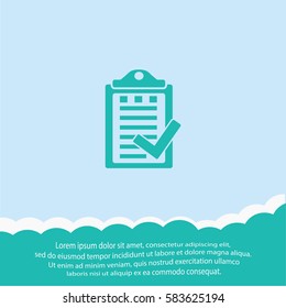 Notes  icon. Vector design.