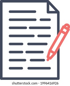 Notes Icon vector image. Can be used for phone and tablet. Suitable for mobile apps, web apps and print media.