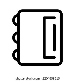 Notes Icon Vector Symbol Design Illustration