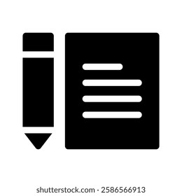 Notes Icon Vector Symbol Design Illustration