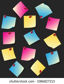 notes, memos, information
