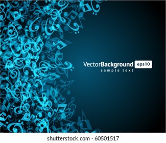 Notes music background