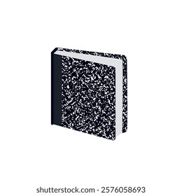 Notes notebook composition vector symbol sign icon illustration