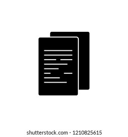 Notes, pages icon. Element of business. Premium quality graphic design icon. Signs and symbols collection icon for websites, web design, mobile app on white background