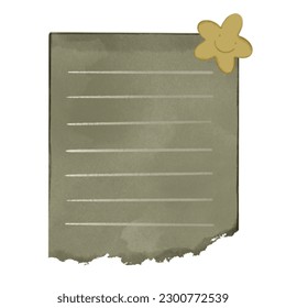 Notes paper sheets attached with adhesive tape. Meeting reminder, to-do list and memo notice, letter on piece of paper, notepad or notebook page