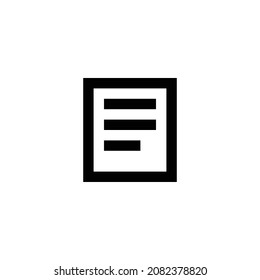notiert Pixel perfektes Icon Design. Flaches Design einzeln auf weißem Hintergrund. Vektorgrafik