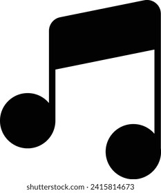 Notes solid and glyph vector illustration