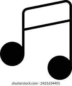 Notes solid glyph vector illustration