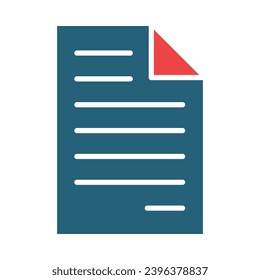 Notes Vector Glyph Two Color Icons For Personal And Commercial Use.
