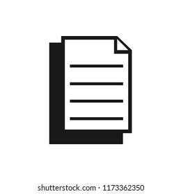 notes vector icon 10 eps