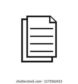 notes vector icon 10 eps