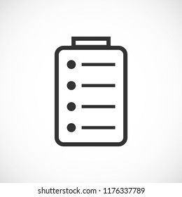 notes vector icon 10 eps