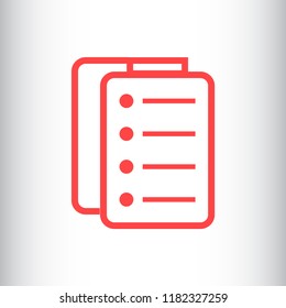 notes vector icon 10 eps